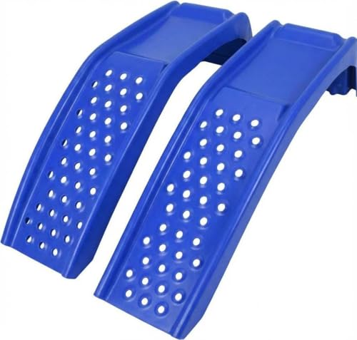 2 Pack Steel Car Ramps, 8000 LBS Capacity Heavy Duty Truck Ramps, 9" Lift Height for Low Profile Vehicles, Auto Service, Car Repair & Maintenance, 35" L x 11" W