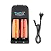 Produktbild TrustFire TR-006 Akku Ladegerät Batterie Akkuladegerät aufladbar - 2 Slots für Li-Ion IMR LiFePO4 10440 14500 16340 17670 18500 18650 25500 26650 Lithium-Batterien, AC 100-240 V/5,5mm DC 12V Ausgang