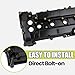 Valve Cover Compatible with Ford Edge Escape Explorer Focus Fusion Special Taurus Lincoln MKC MKZ 2.0L 2.3L 2012-2018 Replace CJ5Z-6582-A CJ5Z6582A