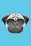 Cool Pug Dog with Sunglasses Puppy Posters for Wall Funny Dog Wall Art Dog Wall Decor Puppy Posters...