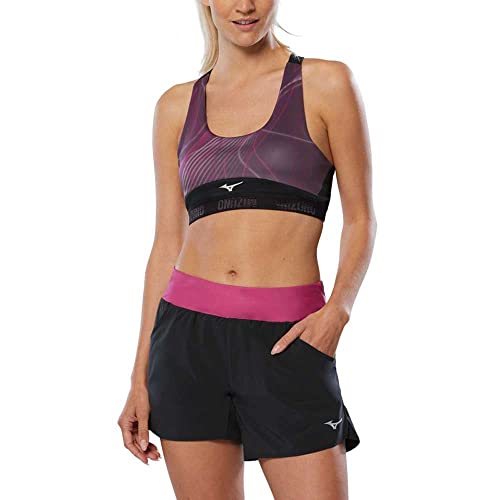 Mizuno Alpha Graphic soutien-gorge de sport femme anti-irritation au maintien ferme