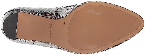 Vince Camuto Women's Desimmys Block Heel Pump, Silver, 6.5 | Image 3