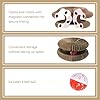 Cat Toy, Cat Scratchers for Indoor Cats Magic Organ Foldable Cardboard Cat Scratcher Kitten Toy Interactive Relieve Boredom and Exercise Brown-1Pcs #5