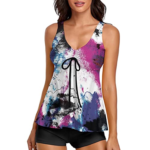 Traje De Baño Mujer Push Up Traje De Baño Reductores Tankini Conjunto De Trajes De Baño Reductor Barriga Sexy Bañadores Natación Deportivo Tankinis Talla Grande Menstrual Ropa De Surf Beachwear Oferta
