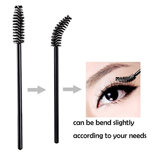 Foto von Txyk 300 Stücke Mascara Pinsel Einweg Wimpern Augenbraue Wimpernbürsten Mascara Stäbe Applikator