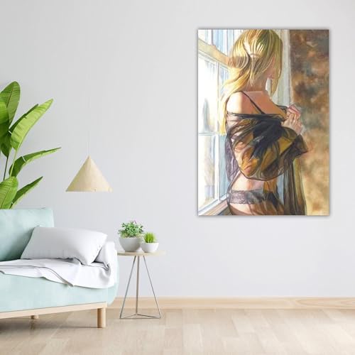 Décoration murale sexy grand format pour sublimer une chambre à coucher