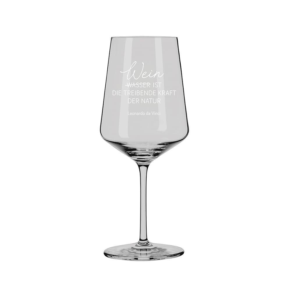 Copa de vino tinto original para regalo de cumpleaños y amantes del arte