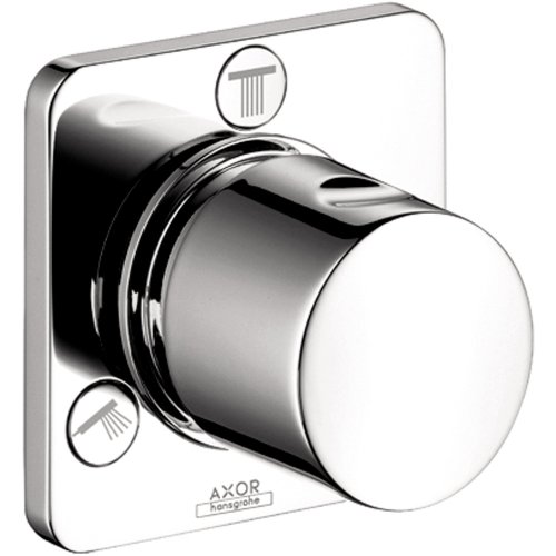 AXOR Citterio M Modern 1-Handle 4-inch Wide Diverter Valve Trim Only in Chrome, 34934001