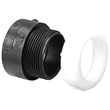 NIBCO 5801-7 ABS Pipe Fitting, Adapter, Schedule 40, 1-1/2