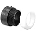 NIBCO 5801-7 ABS Pipe Fitting, Adapter, Schedule 40, 1-1/2" Hub x 1-1/2" Slip Joint