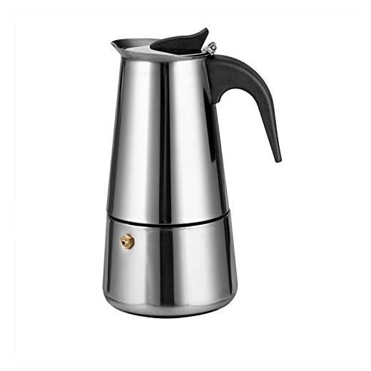 MagiDeal 2/4/6/9 koppar rostfritt stål moka espresso kaffemaskin perkolator spis topp gryta – 100 ml (2 kopp)