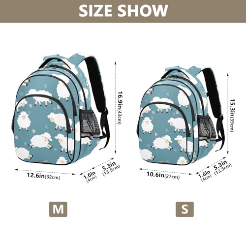 Backpack Bookbag School Bag with Pockets for Kids Girls Boys Toddler Toddlers Small Bookbags Schoolbag Travel4