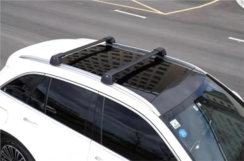 Barres de toit pour VW ID.4 2022 2023 | Barre transversale verrouillable noire 2 pièces
