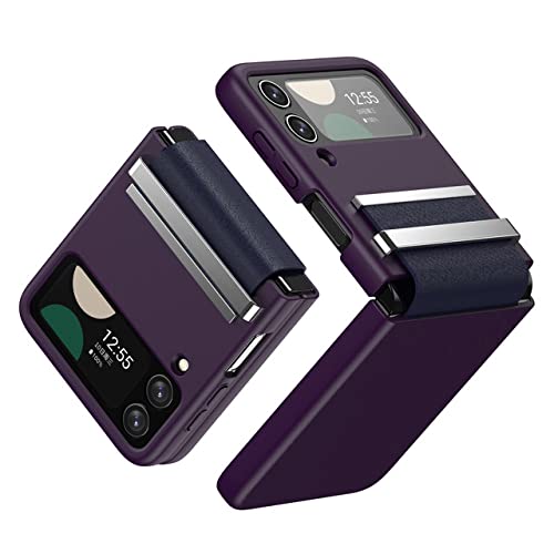 Coque Galaxy Z Flip 3 protection intégrale charnière à film écran et dragonne pliable