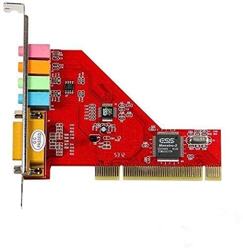 PremiumAV PCI-E 4 Channel 3.1 & 5.1 3D Audio Stereo Internal PCI Sound Card Window