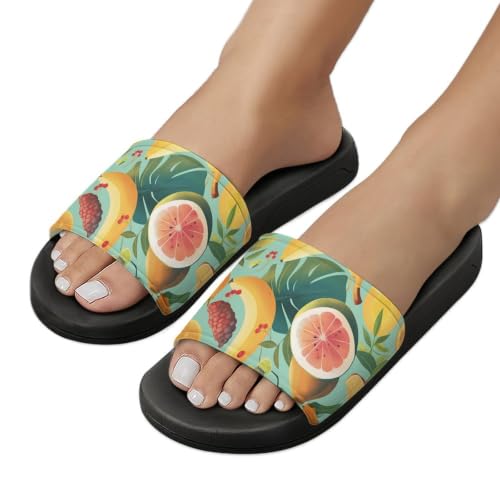Claquettes Pastèque Citron Banane Pantoufles de Bain 37