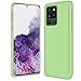 Produktbild Conie® Basic Backcove Hülle für Samsung Galaxy S20 Ultra, [ Microfaser Innenfutter ] Schutzhülle sturzsichere Hülle aus TPU Anti Fingerprint Rückschale, Galaxy S20 Ultra Case Grün
