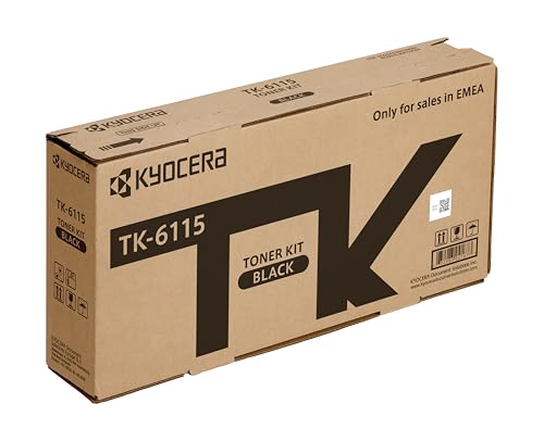 Kyocera TK-6115 Schwarz. Original Toner-Kartusche 1T02TVBNL0. Kompatibel fĂĽr M4125idn, M4125idn / KL3, M4132idn und M4132idn / KL3