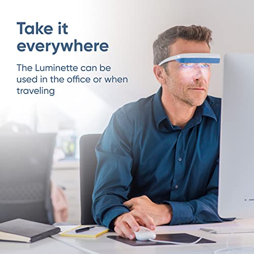 Luminette 3 Light Therapy Glasses - Wearable Happy Lamp - Blue Enriched White Led Sun Lamp - Natural Relief For Sleep Problems, Seasonal Mood Disorders And Jet Lag - Portable Daylight Lamp #TOP3