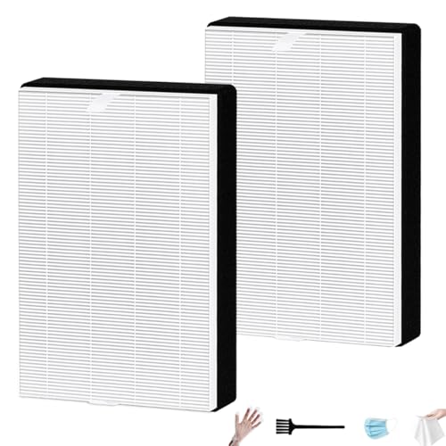 F2 A2 HEPA Replacement Filter Compatible with Filtrete Room Air Purifier FAP-C02WA-G2, FAP-C03BA-G2, FAP-T03BA-G2, FAP-SCO2W, FAP-SC02N, 2 Packs