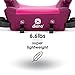 Diono Solana 2 XL, Dual Latch Connectors, Lightweight Backless Belt-Positioning Booster Car Seat, 8 Years 1 Booster Seat, Pink