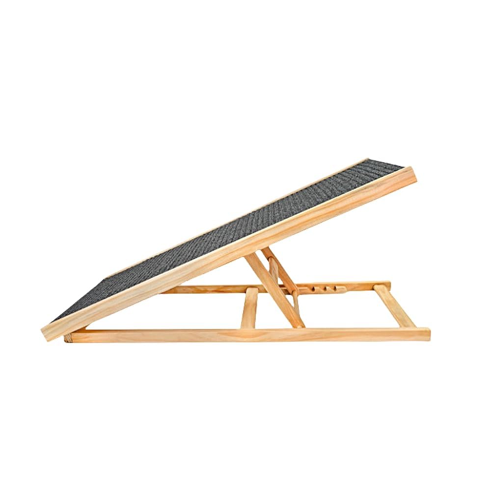 Amazon | XVVXペットの階段調節可能な木製滑り止め 犬のステップペット  