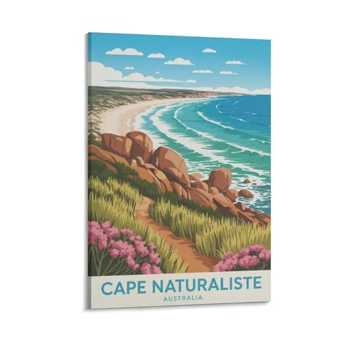 Impression de peinture paysage Cape Naturaliste affiche murale vintage 60 x 90 cm