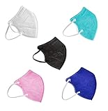 PAIDE P Mascarilla FFP2 Desechable, Talla Pequeña, 5 Capas, Homologadas CE Certificadas, Transpirables .Packs 20 Unidades. Colores y Dibujos.(C27)