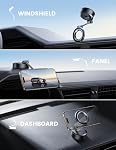 Lamicall for Magsafe Car Mount [70LBS Powerful Suction] Magnetic Phone Holder for Car, 360° Rotation Suction Cup Phone Mount Dashboard & Windshield for Truck fit iPhone 16 17 Pro Max Plus Air 15 14 13
