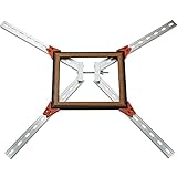 Frame Corner Clamps for Woodworking Kit - Clamping Square Tightens Four Corners for Easy Use – Self Squaring, Adjustable Corner Square Clamp Kit Includes Extruded Aluminum Rail, Joiners, & More