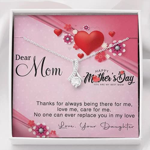 Unique Mother's Day Gift for Mom - 925 Sterling Silver Pendant | With Certificate of Authenticity and 925 Stamp