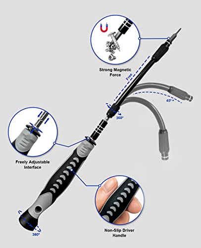 Precision Screwdriver Set: Easytime Pc Screwdriver Kit, Small Screwdriver With 120 Bits, Mini Screwdriver Repair Tool Kit For Electronics Computer Laptop Iphone Mac Ps4 Game Console Eyeglass Toys Diy #TOP3
