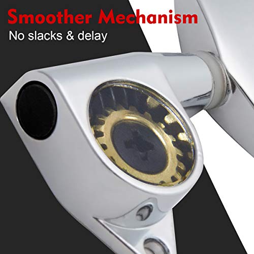 image for lotmusic Guitar Tuning Pegs, Tuners Machine, 18:1 3L3R, Tuner Keys Hea