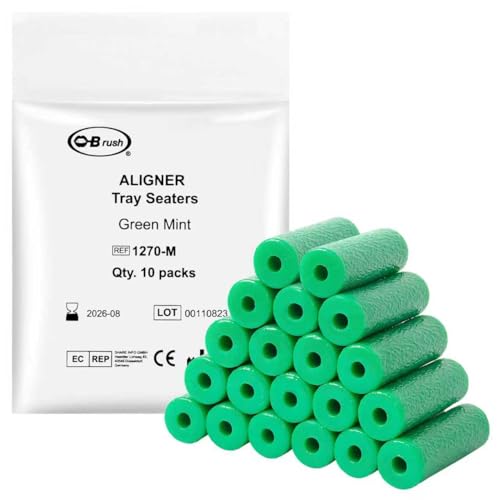 Aligneurs de plateau dentaire invisible et chewie orthodontique parfumé - Lot 20
