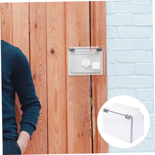 Angoily 4 Unidades De Capa À Prova D'Água Para Máquina De Controle De Acesso Fechaduras De Porta Ca