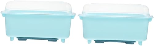 Miniatura 1 de Zerodeko Escurridor de platos, soporte para platos, soporte para platos para biberón de lactancia materna, estante para platos, gabinete de