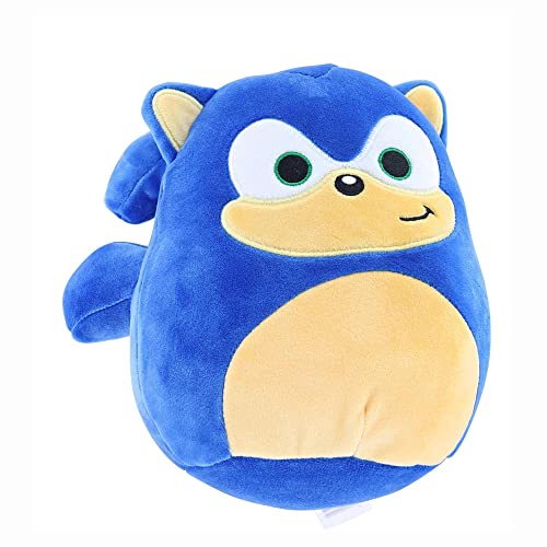 Squishmallows Kellytoy SEGA Sonic, Knuckles, Tails, Shadow Peluche (Sonic The Hedgehog) de 7 pulgadas