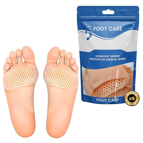 3BProducts 6 Almohadillas Metatarsales, Almohadillas para Pies, Plantillas Metatarsalgia, Plantillas Gel Mujer, Plantillas Tacones Alto, Almohadillas Metatarsianas, 3 Pares Almohadillas Metatarsales