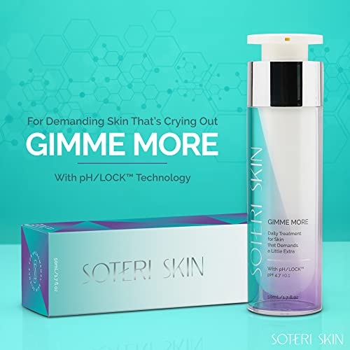 Soteri Skin - Gimme More Face Cream - Luxurious Ph Balancing Formula - Nourishing Barrier To Protect & Balance Sensitive Skin - Natural Ph Buffering Moisturizer - Soothes Skin - 1.7 Fl Oz. #TOP7