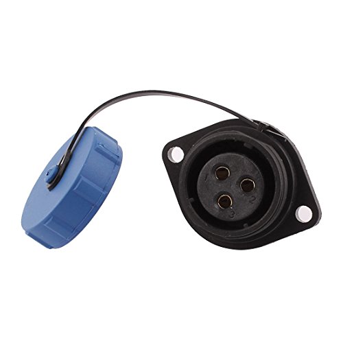 Conector de aviación SP2113/S 3 polos 500V AC miniatura 1
