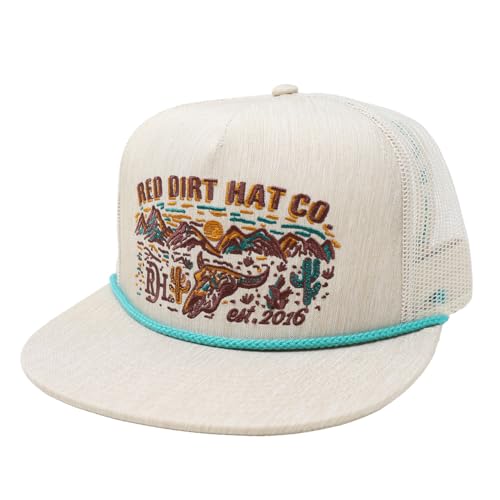 Image of Red Dirt Hat Company Southwest Adjustable Snapback Hat (Deserted - Stone)