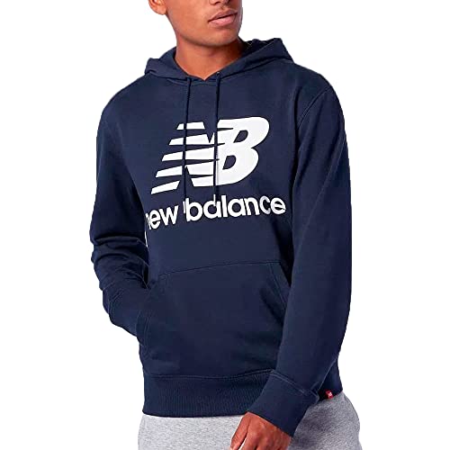 Blusas de Moletom, New Balance, Masculino, Azul, P
