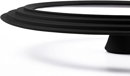 Miniatura 2 de Macetas, sartenes y sartenes universales de vidrio templado ventilado, se adapta a utensilios de cocina de 10 pulgadas, 11 pulgadas, 12 pulgadas,