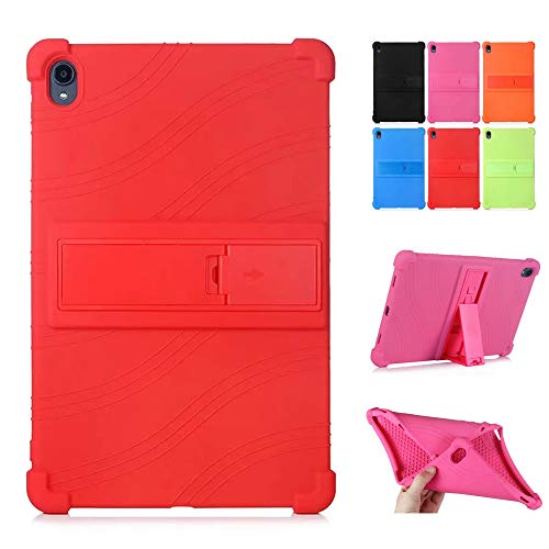 Duanr NEC LAVIE T11 T1175/BAS PC-T1175BAS 11インチ ケース カバー スタンド機能 シリコン 衝撃吸収 タブレットケース レッド