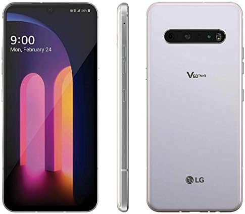 LG V60 ThinQ 5G 128GB Android Smartphone LM-V600TM (Classy White, 128GB, T-Mobile Only) (Renewed)