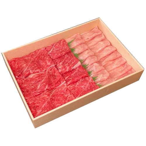 若狭牛モモカタとふくいポークロース(肩ロース)のしゃぶしゃぶセット [A-108005]