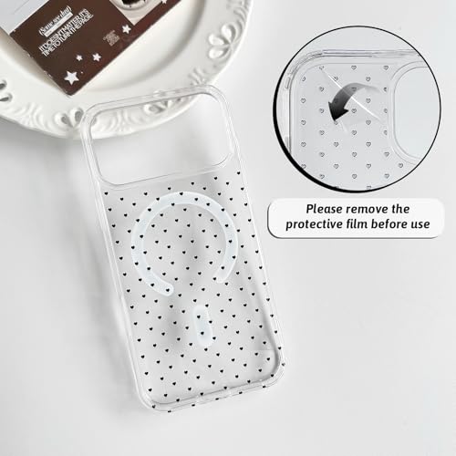 NITITOP for iPhone 17 Pro Max Case Cute Heart - Little Black Heart by NITITOP - Used condition - Image 2