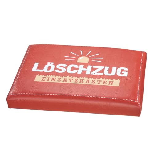 1x Sitzpolster für Getränke- und Bierkiste, Löschzug, 44x34x5cm, Kunststoff