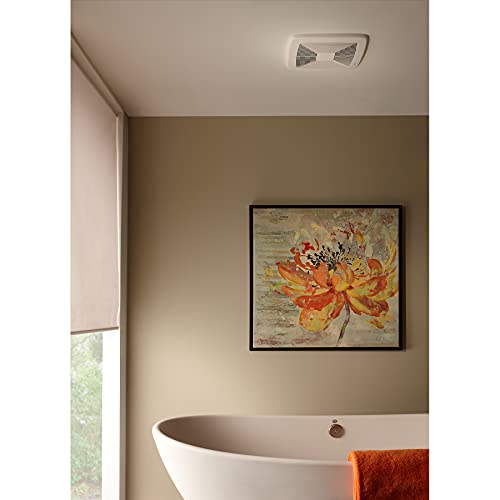 Broan-Nutone Lp80 Energy Star Certified Loprofile 4" Bath Ventilation Fan, 1.0 Sones, 80 Cfm White Exhaust Fan #TOP1