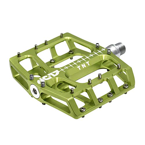 NC-17 Sudpin IV XL TNT Aluminium Platform Pedals / Mountain Bike Pedal / BMX Pedal / Flat Height 17.7 mm / Fail Safe System / Precision Bearing + Cr-Mo Axle / Includes Spare Pins